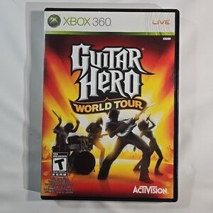 Microsoft Xbox 360 Guitar Hero World Tour Game - Black and Orange